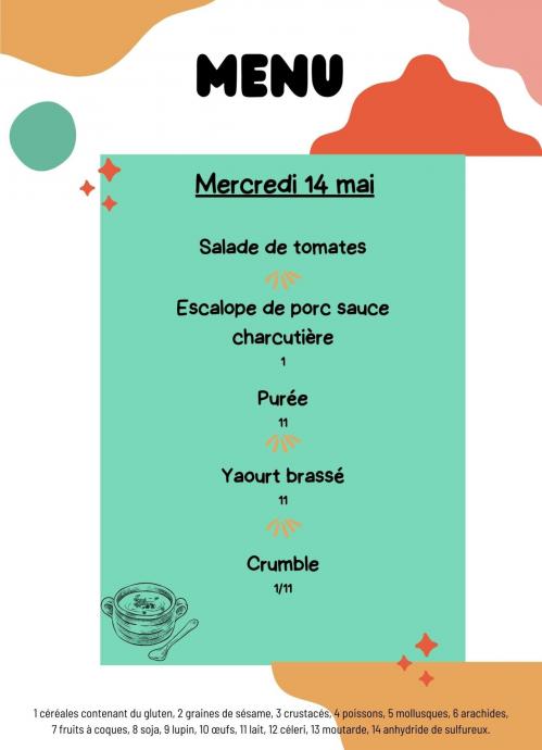 Mercredi 14 mai 2025